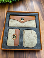 Luxury Wallet Trio Gift Set with Box