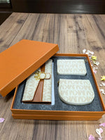 Luxury Wallet Trio Gift Set with Box