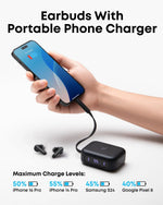 Anker Soundcore P41i Wireless Earbuds with Built-in Phone Charger & LED Display