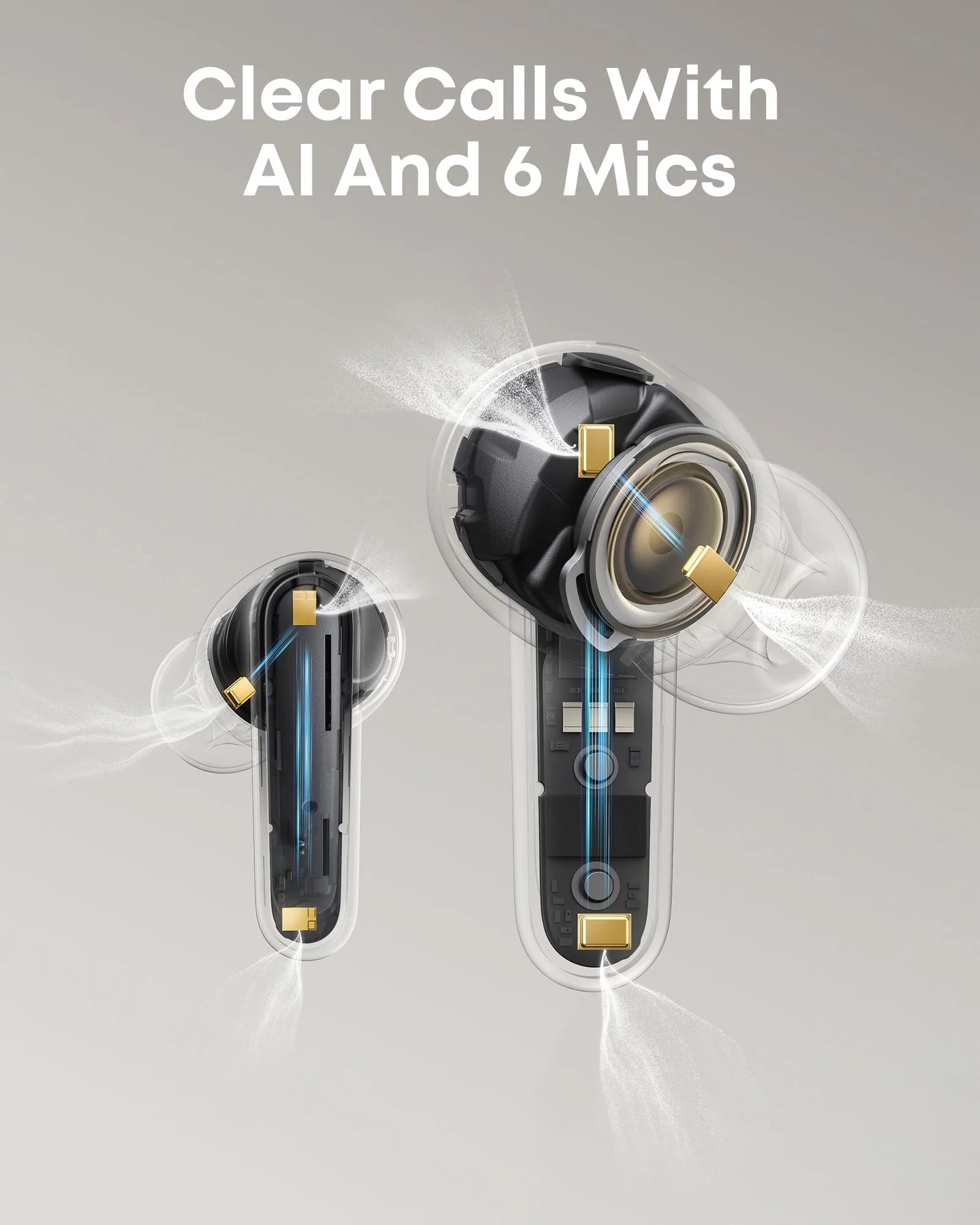 Anker Soundcore P41i Wireless Earbuds with Built-in Phone Charger & LED Display