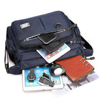 Men’s Crossbody Shoulder Bag – Oxford Cloth Travel Sling Bag with Large Capacity