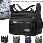 Men’s Crossbody Shoulder Bag – Oxford Cloth Travel Sling Bag with Large Capacity