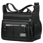 Men’s Crossbody Shoulder Bag – Oxford Cloth Travel Sling Bag with Large Capacity
