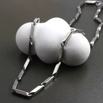 Men's Silver-Tone Chain Necklace