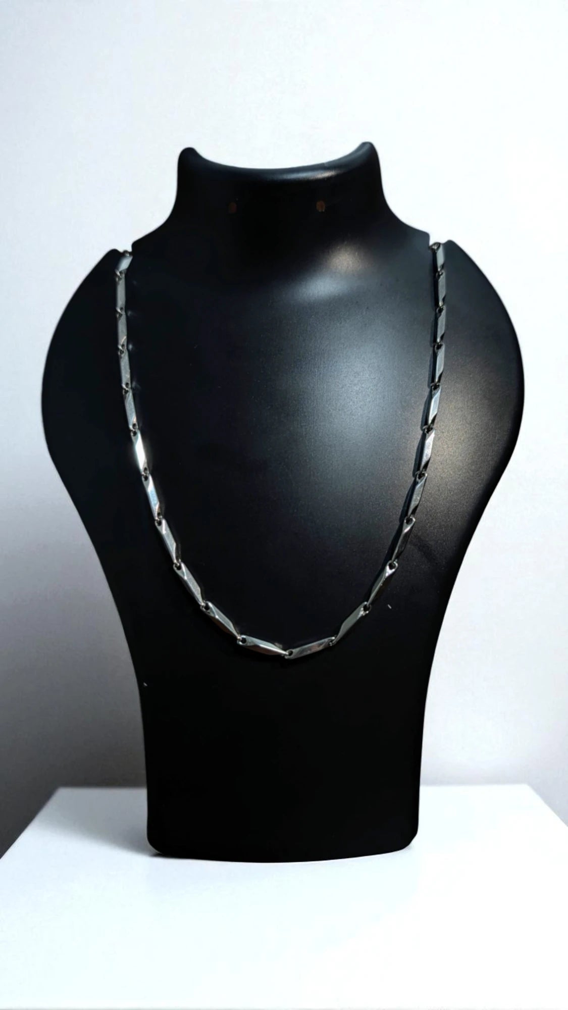 Men's Silver-Tone Chain Necklace