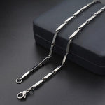 Men's Silver-Tone Chain Necklace