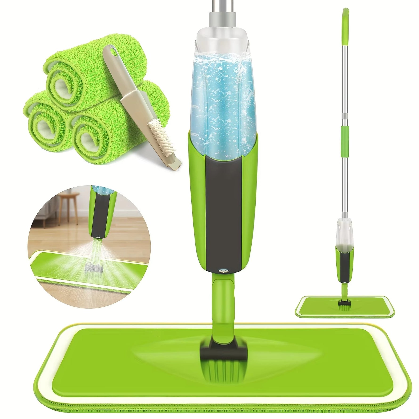 Microfiber Spray Mop for Floor Cleaning with Washable Pads