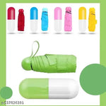 Mini Foldable Capsule Umbrella – Anti UV Portable Travel Umbrella for Sunny &amp; Rainy Days