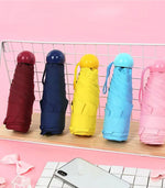 Mini Foldable Capsule Umbrella – Anti UV Portable Travel Umbrella for Sunny &amp; Rainy Days