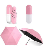 Mini Foldable Capsule Umbrella – Anti UV Portable Travel Umbrella for Sunny &amp; Rainy Days