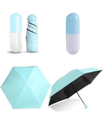 Mini Foldable Capsule Umbrella – Anti UV Portable Travel Umbrella for Sunny &amp; Rainy Days