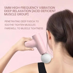 Mini Massage Gun – Portable Deep Tissue Percussion Massager for Muscle Relaxation, Neck & Back Pain Relief, Fitness Recovery
