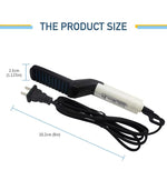 Multifunctional Electric Hair & Beard Comb — Straightener, Curler & Styling Tool for Men