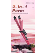 Multifunctional Negative Ion Hair Curling &amp; Straightening Comb – 2-in-1 Salon Styling Tool