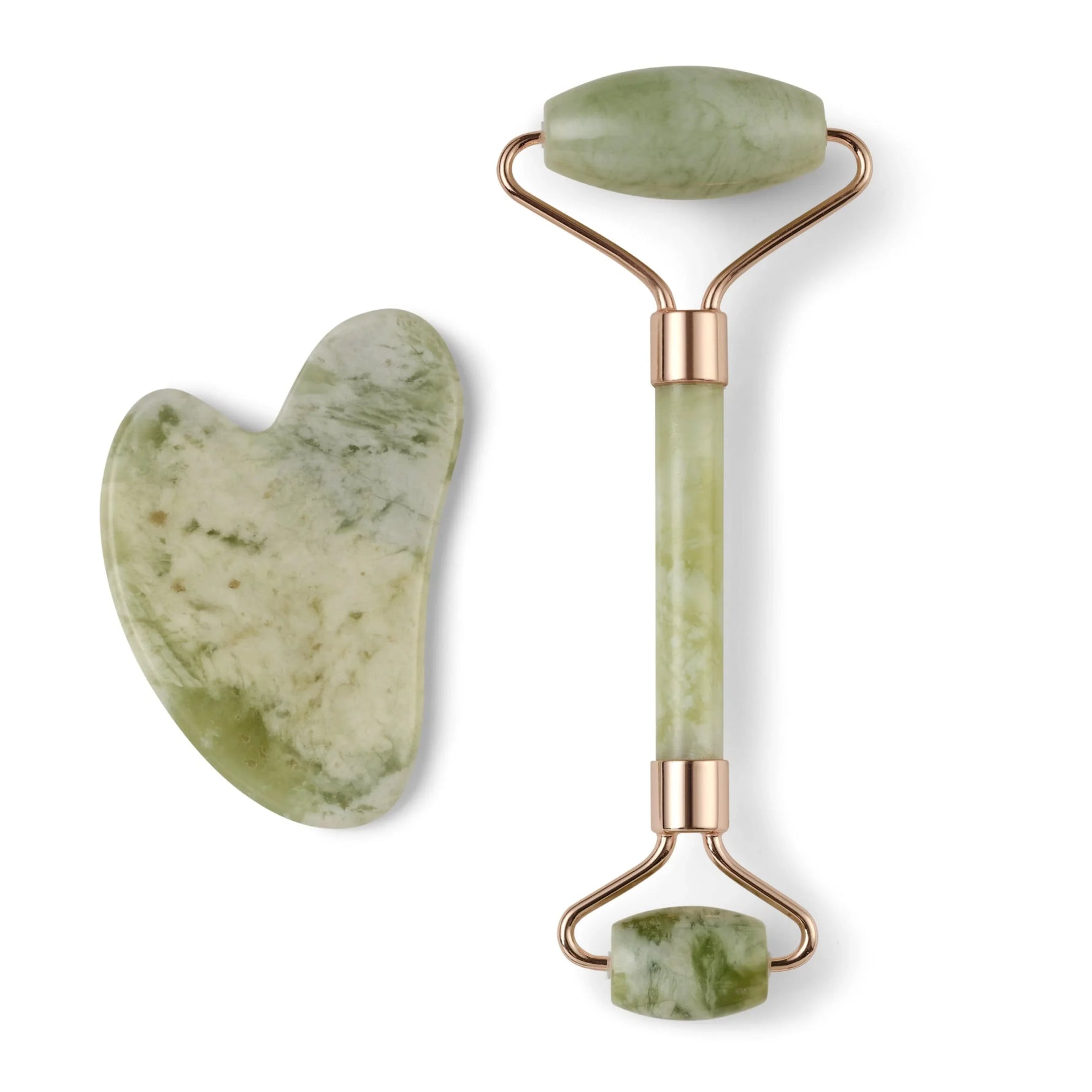 Jade Gua Sha Scraper – Facial & Neck Massage Tool