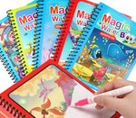 Kids Magic Water Drawing Books – Reusable Coloring Books for Boys &amp; Girls – Ideal Birthday &amp; Christmas Gift for Kids