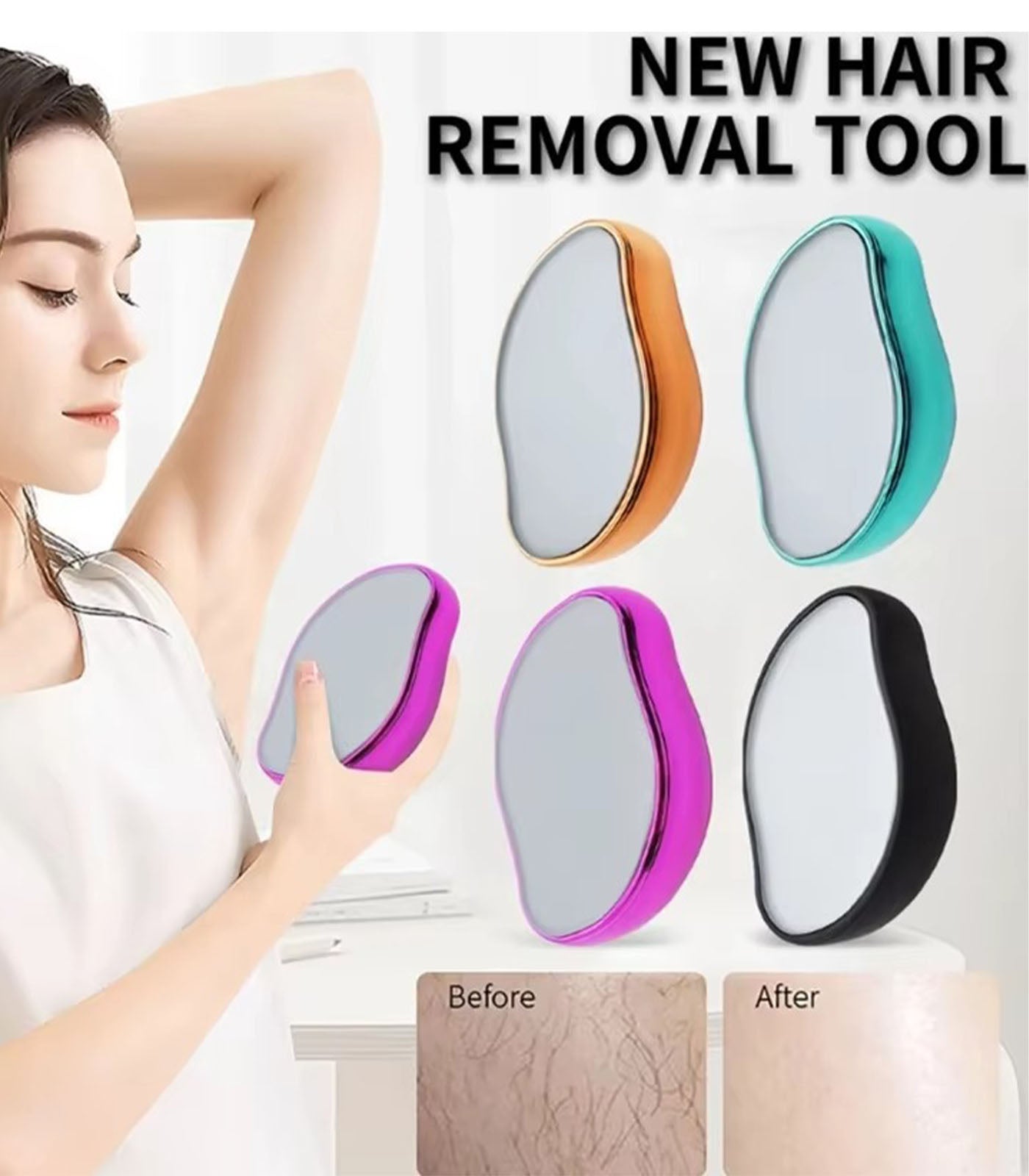 Nano Painless Hair Remover – Reusable Easy-Clean Body Epilator for Smooth Skin