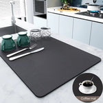 Non-Slip Super Absorbent Kitchen Dish Drying Mat