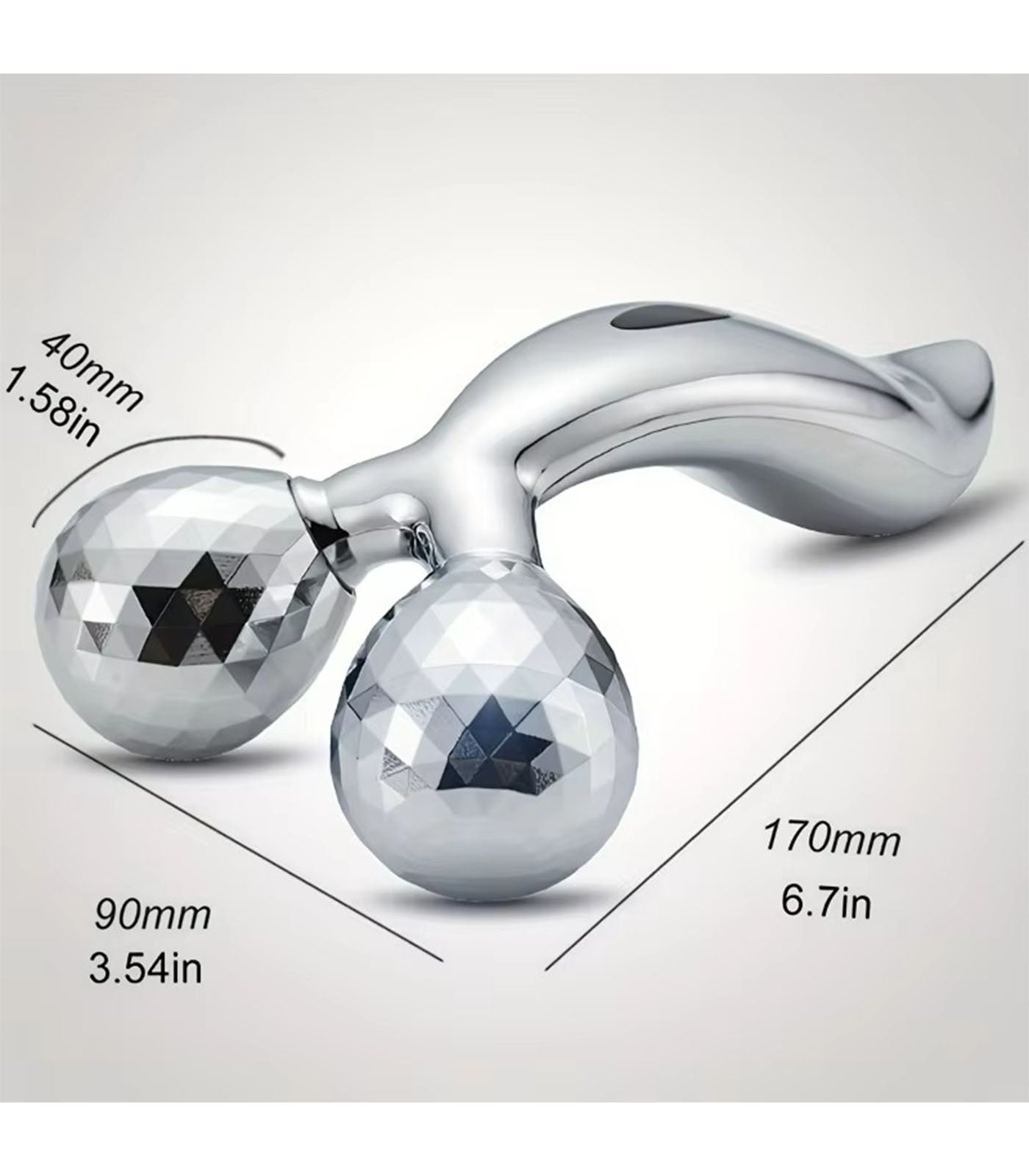 One Piece 3D Facial Roller Massager | Face Slimmer &amp; Contouring Tool for Skin Rejuvenation &amp; Relaxation