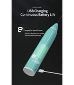 USB Rechargeable Handheld Milk Frother & Egg Beater – Portable Coffee Mixer & Shaker