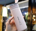 Portable Glass Cup 400ml Thermos Cup – Leak-proof, Fashionable Drinkware – Double-Layer Insulated Thermos Kettle