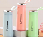 Portable Glass Cup 400ml Thermos Cup – Leak-proof, Fashionable Drinkware – Double-Layer Insulated Thermos Kettle