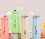Portable Glass Cup 400ml Thermos Cup – Leak-proof, Fashionable Drinkware – Double-Layer Insulated Thermos Kettle
