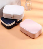 Portable Travel Jewelry Box - Jewelry Organizer & Display Rack