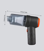 Portable Wireless Car Vacuum Cleaner – Handheld Dust Collector