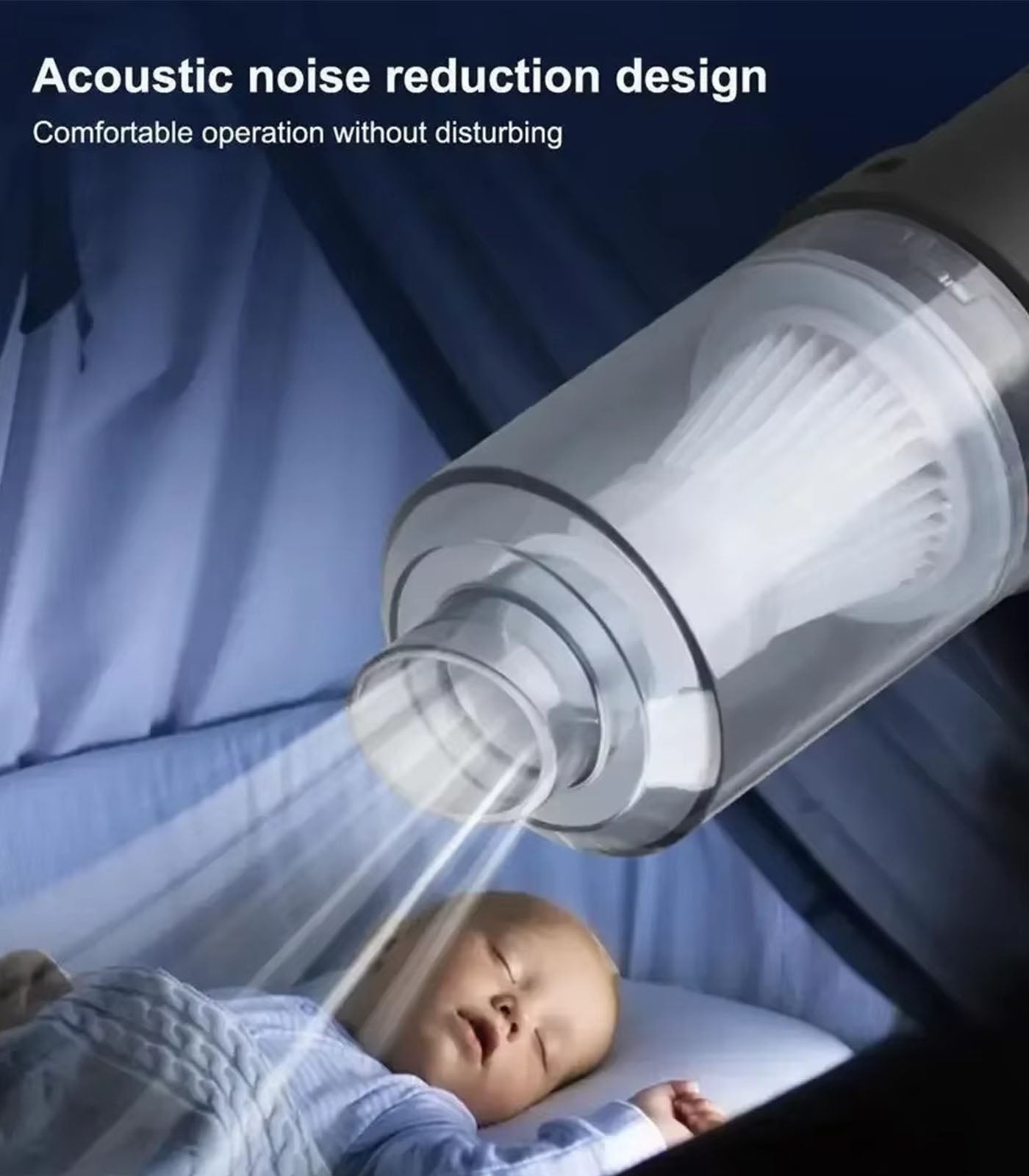 Portable Wireless Car Vacuum Cleaner – Handheld Dust Collector