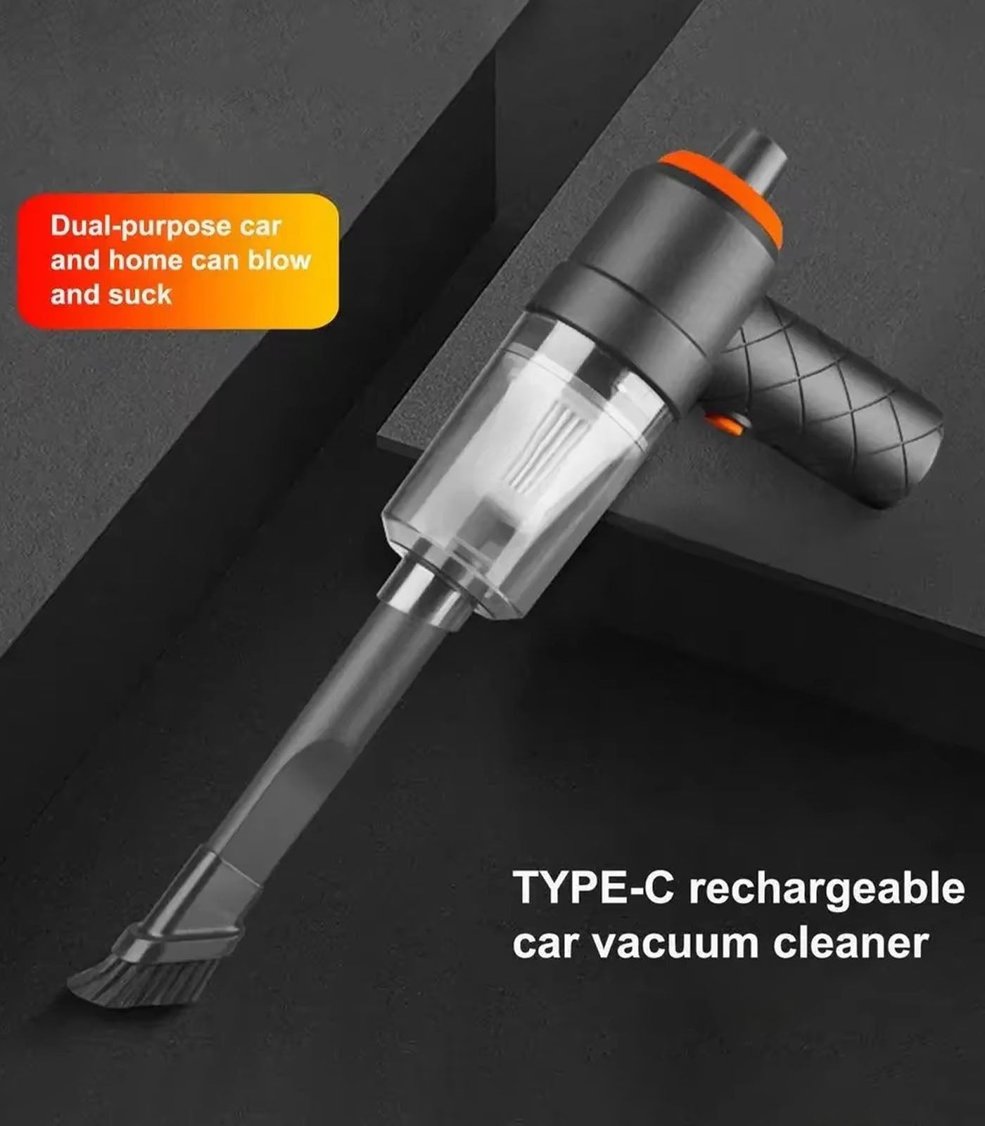 Portable Wireless Car Vacuum Cleaner – Handheld Dust Collector