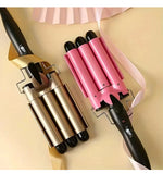 Professional Triple Barrel Curling Iron – M11 Hair Waver Styler with Adjustable Heat for Quick; Long-Lasting Curls