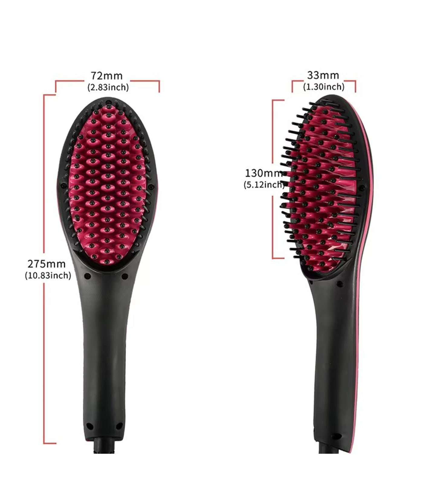 Professional Electric Hair Straightening Comb – Adjustable Temperature Hot Comb &amp; Straightening Brush