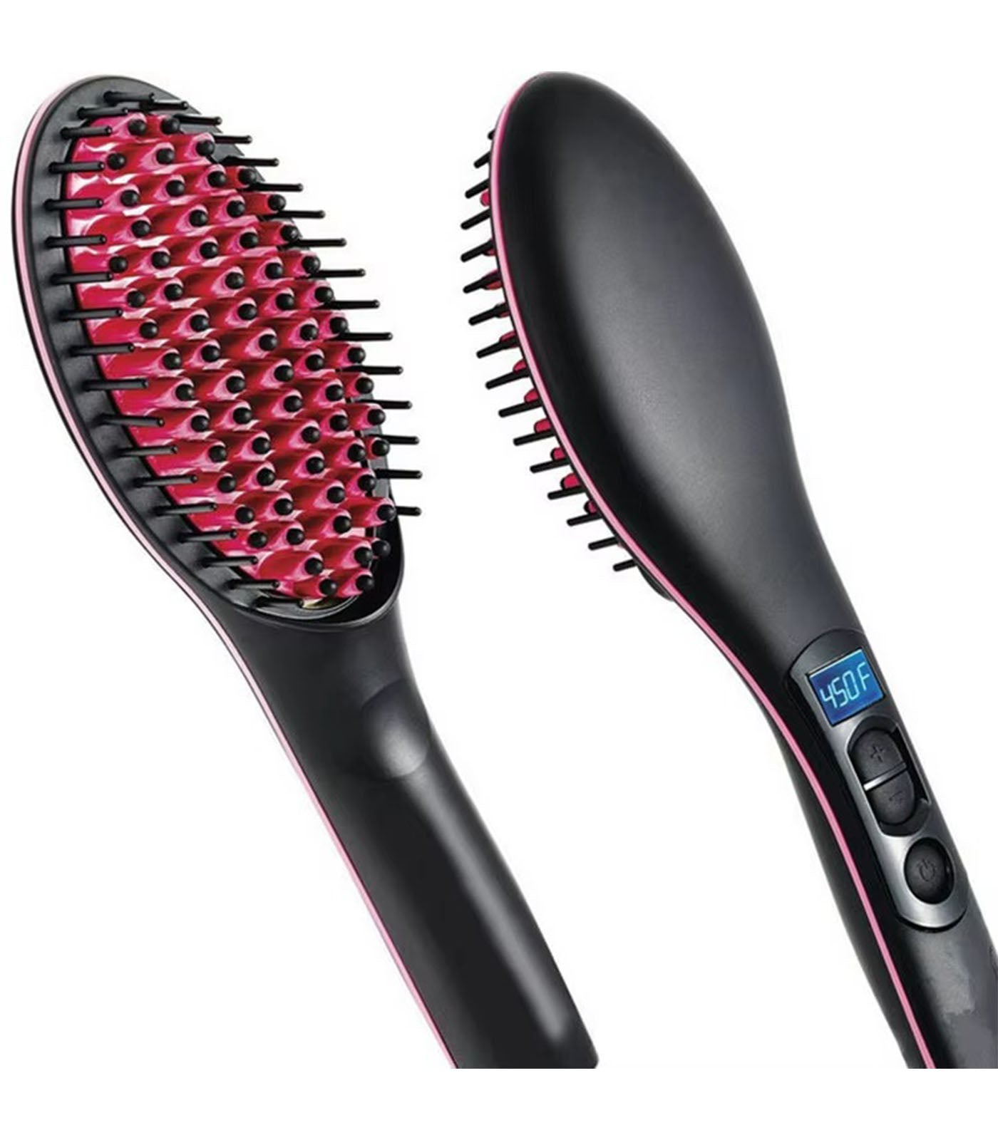 Professional Electric Hair Straightening Comb – Adjustable Temperature Hot Comb &amp; Straightening Brush