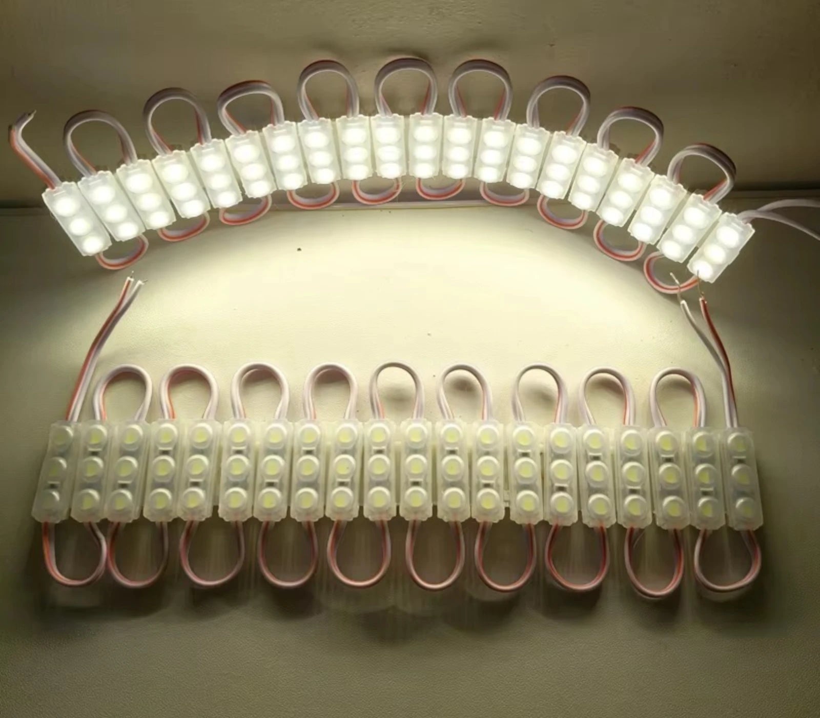 Professional-Grade DC12V 2835 LED Modules (20 Pcs) - IP67 Waterproof in Multiple Colors