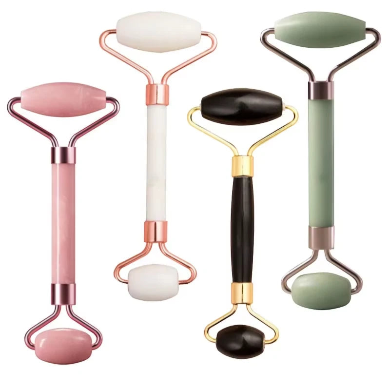 Resin Facial Roller &amp; Gua Sha Set – Dual?End Skin Massager for Face, Eyes, Neck &amp; Body