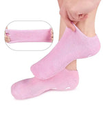 Reusable Spa Gel Socks – Moisturizing & Exfoliating Silicone Foot Care Socks for Soft, Smooth & Beautiful Feet