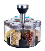 Revolving Spice Jar Organizer – Spinning Countertop Rack for Herbs &amp; Spices