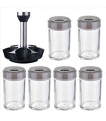 Revolving Spice Jar Organizer – Spinning Countertop Rack for Herbs &amp; Spices