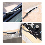 2-Piece Long Gap Cleaning Brush Set | Multi-Purpose Window Track, Keyboard & Corner Cleaning Brush