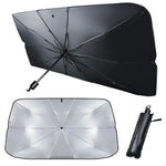 Foldable Car Windshield Sunshade Umbrella – UV Protection Heat Shield for Front Windscreen