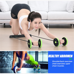 Revoflex Xtreme Resistance Workout Machine with Dual Ab Roller & Resistance Bands