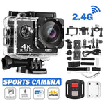 4K Ultra HD WiFi Action Camera – 12MP Waterproof Sports Camera with Mounting Accessories