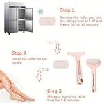 Facial Ice Roller for Face & Eyes | Cooling Massager for Puffiness, Wrinkles & Skin Firming