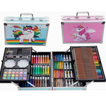 168-Piece Deluxe Kids Art Set with Aluminum Carry Case – Drawing, Coloring & Painting Kit