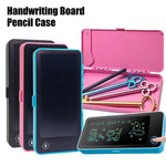 2-in-1 LCD Writing Tablet & Pencil Case – Erasable Drawing Board with Storage for Kids