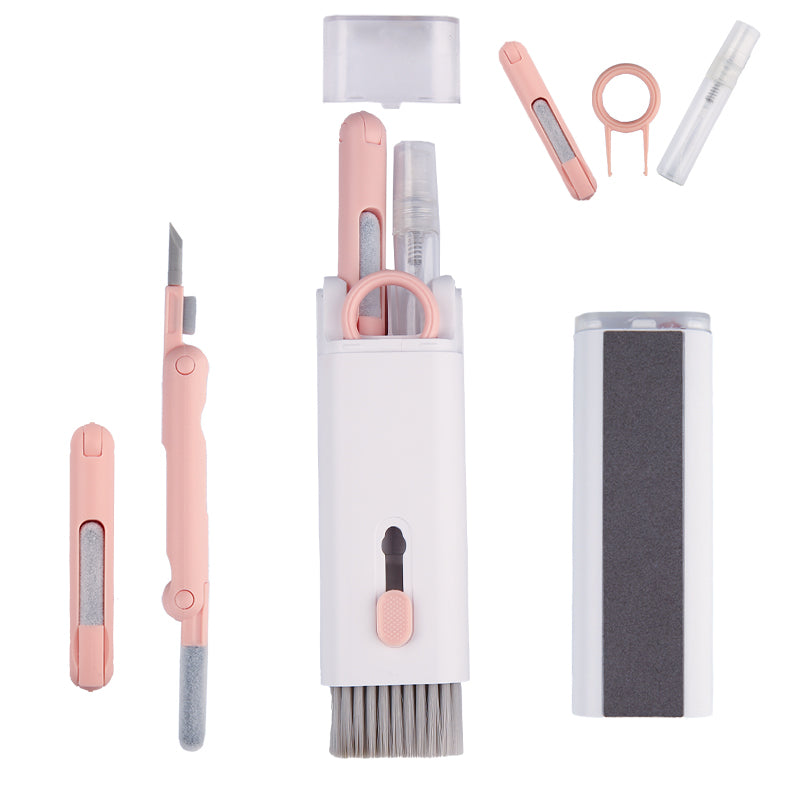 7-in-1 Keyboard Cleaning Kit | Multi-Function Electronics Cleaning Brush & Earbud Cleaning Pen