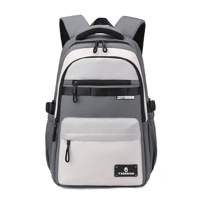 Large Capacity School Backpack – Ergonomic Spine Support Laptop Backpack for Boys & Students