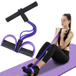 Resistance Bands with Foot Pedals & Foam Handles – Full Body Home Fitness Exercise Kit