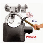 Heavy Duty Alarm Padlock with Keys – Anti-Theft Security Lock
